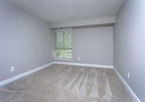 Joshua House living room with carpet